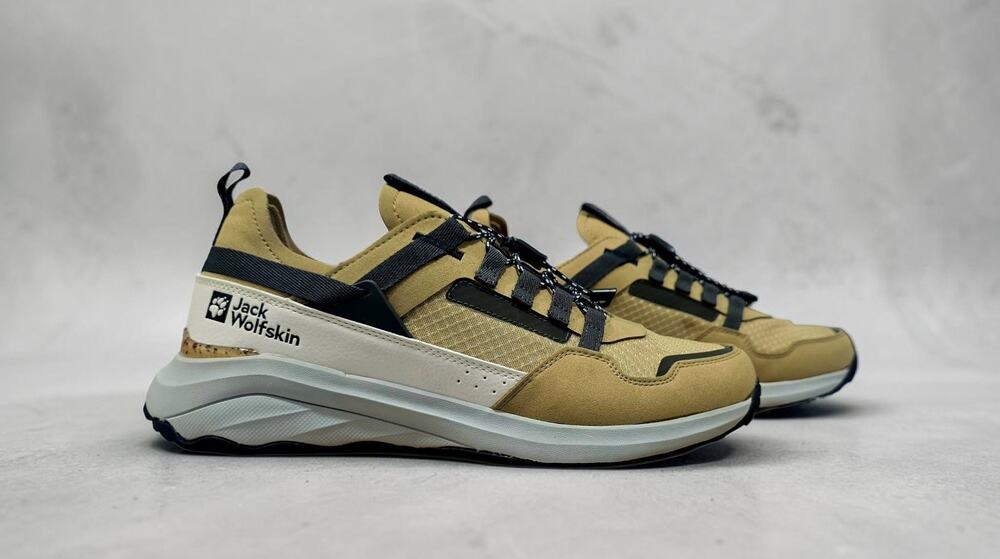 Jack Wolfskin Dromoventure Athletic Low M Men’s 9 Sand Storm Tan Trail Shoes New